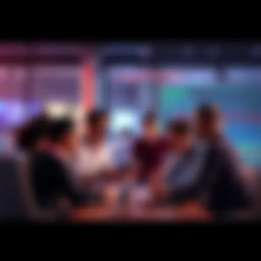 A team of developers discussing solutions for a Solana staking protocol, focusing on user-friendly design and safety measures.
