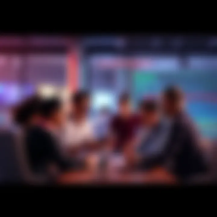 A team of developers discussing solutions for a Solana staking protocol, focusing on user-friendly design and safety measures.
