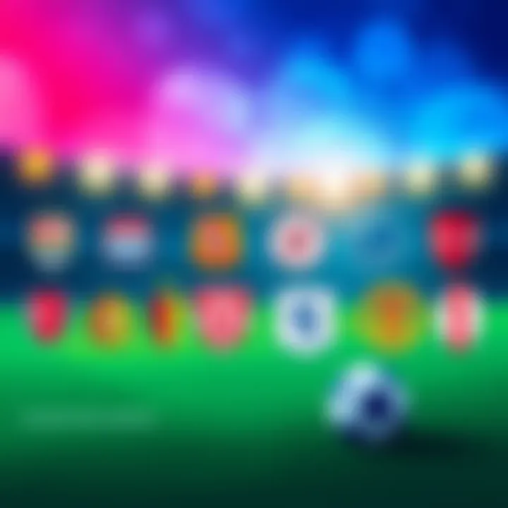 Sorare Limited Club Selection An illustration showing limited club logos with an emphasis on Portuguese and English teams, excluding Turkish and Danish clubs.