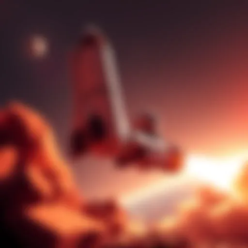 A SpaceX rocket taking off with a crew on board, featuring a crypto billionaire at the forefront of the mission.