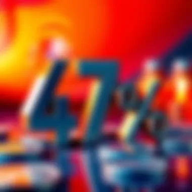 A graphic showing a large tax percentage sign next to digital coins, representing Spain's proposed crypto tax hike