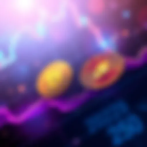 A visual representation of the crypto market showing Bitcoin and Ethereum prices flat despite heavy buying activity, with charts indicating no upward movement.