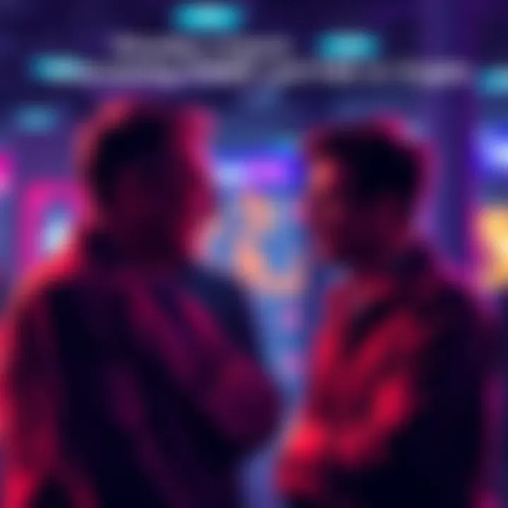 A person engaged in a conversation about cryptocurrency trends, highlighting Verasity's benefits and strategies for informed investing.