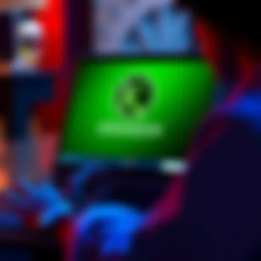 A person reviewing staking options for Solana on a laptop, with Kraken logo displayed on the screen.