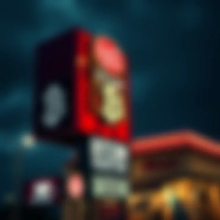 A Steak n Shake restaurant sign displaying Bitcoin symbols and messages of support for cryptocurrency.
