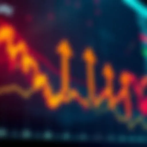 A chart displaying rising stock market trends with upward arrows, illustrating positive investment signals.