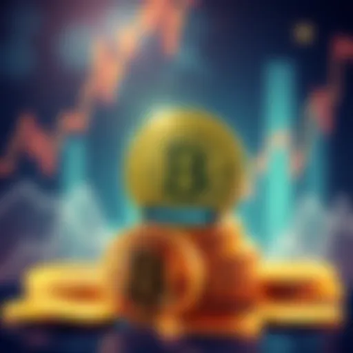 Illustration showing a stack of Bitcoin coins representing Strategy's purchase of 17,994 BTC, with a graphic indicating a total of 738,731 BTC owned.