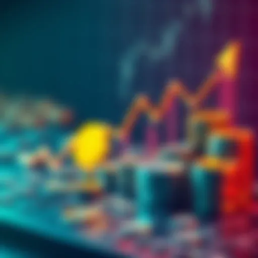 A visual representation of Strategy's acquisition of Bitcoin, showing a graph with an upward trend and stacks of coins symbolizing their total holdings.