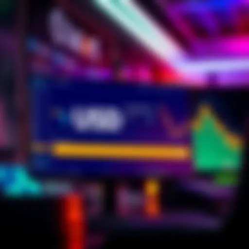 A computer screen displaying a cryptocurrency exchange with a USDT deposit marked as pending for several days.