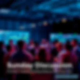 Group of people discussing trading ideas and sharing tips in a casual setting