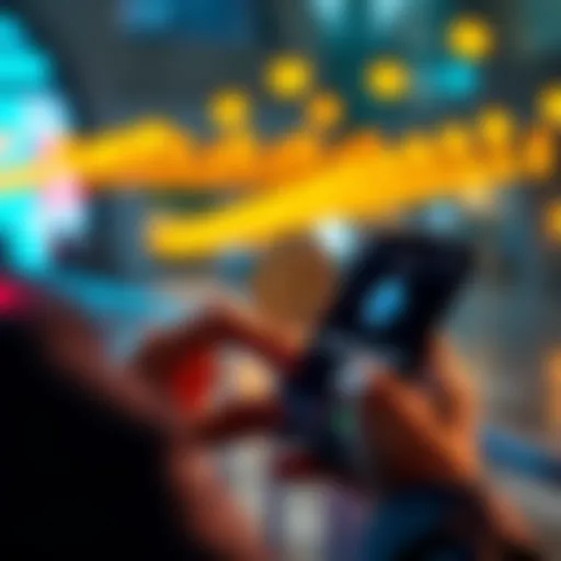 Person using the Exodus wallet on a smartphone to swap Bitcoin for Ethereum