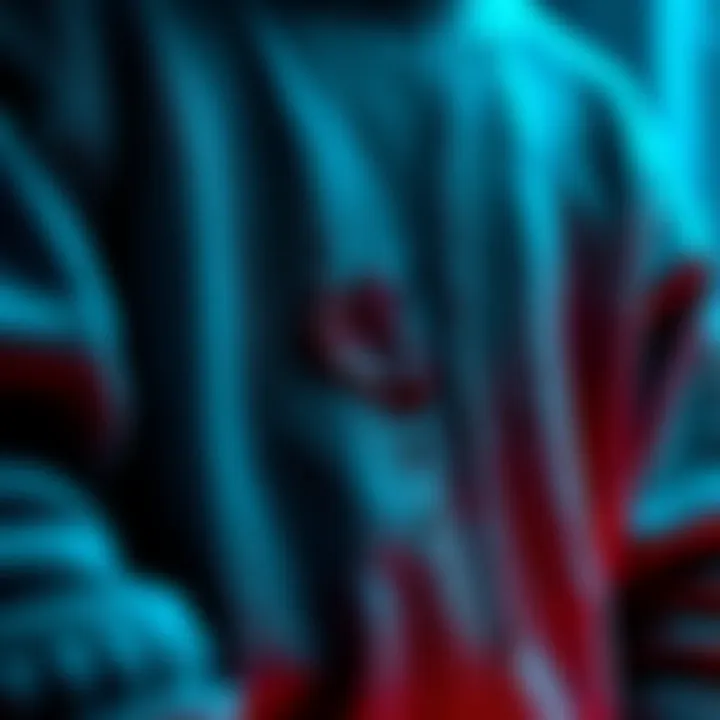 A close-up view of a sweater with a visible vomit stain, symbolizing personal struggles and resilience