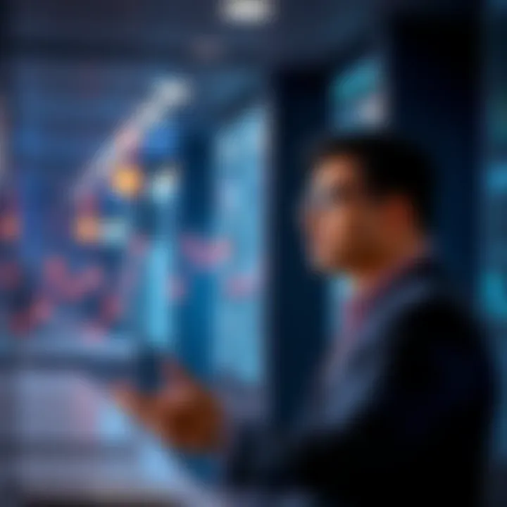 Jindal Ankur of Tata Communications discussing Hedera Hashgraph technology in a business setting