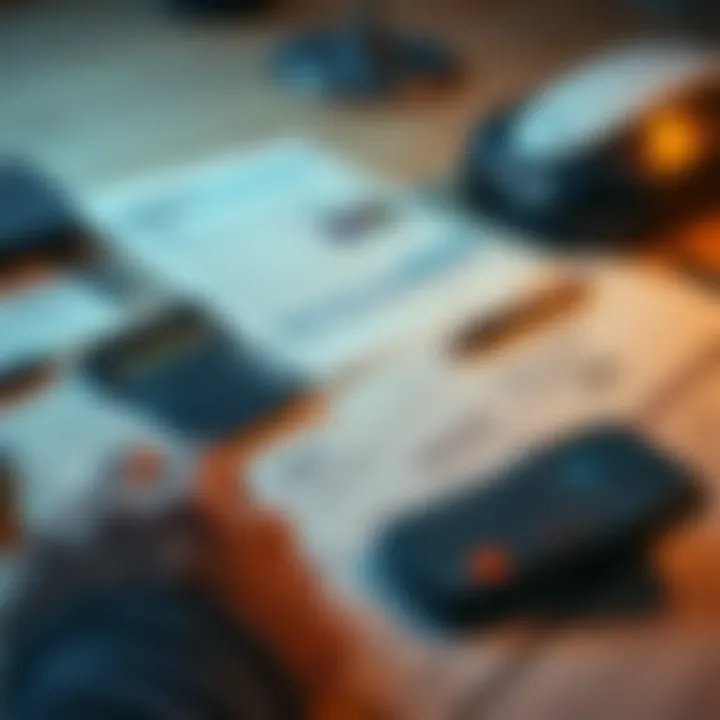 A person looking at tax documents and a calculator on a desk, concerned about missing tax forms from Kraken for 2025.