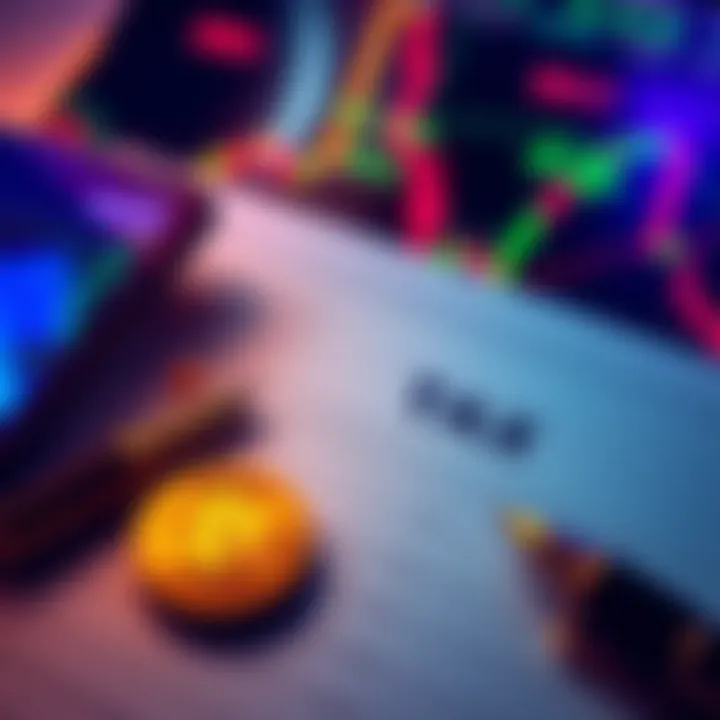 A close-up of financial charts and tax documents related to cryptocurrency trading