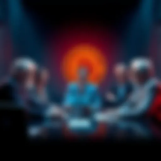 A group of five members discussing plans for Texas' Strategic Bitcoin Reserve initiative, focusing on direct bitcoin custody.