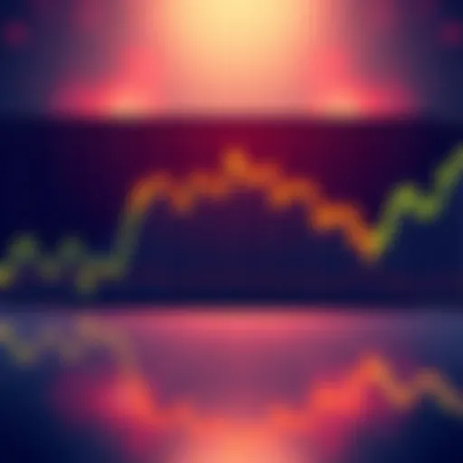 Graph showing decline in Theta Token value with a downward trend and broken line, reflecting recent market events.