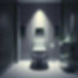 A modern toilet in a clean bathroom reflecting the challenges homeowners face in Massachusetts with regulations on toilet replacements.