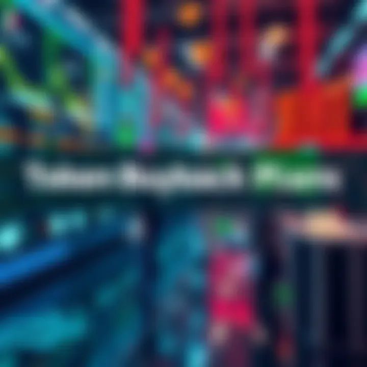 A visual representation of a financial market with tokens symbolizing the $1 billion buyback plans, showing concern among community members about the slow progress.