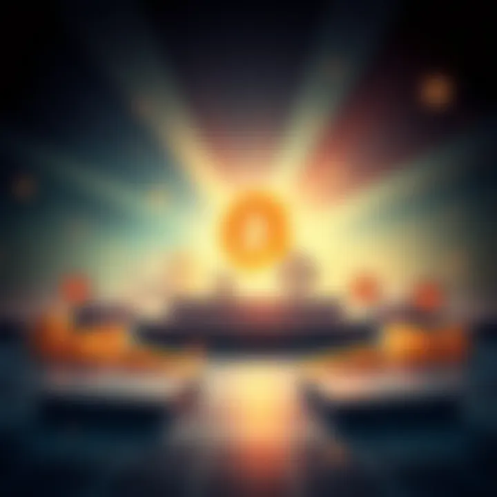 Illustration of tokenized treasuries symbolizing real-world assets with financial icons