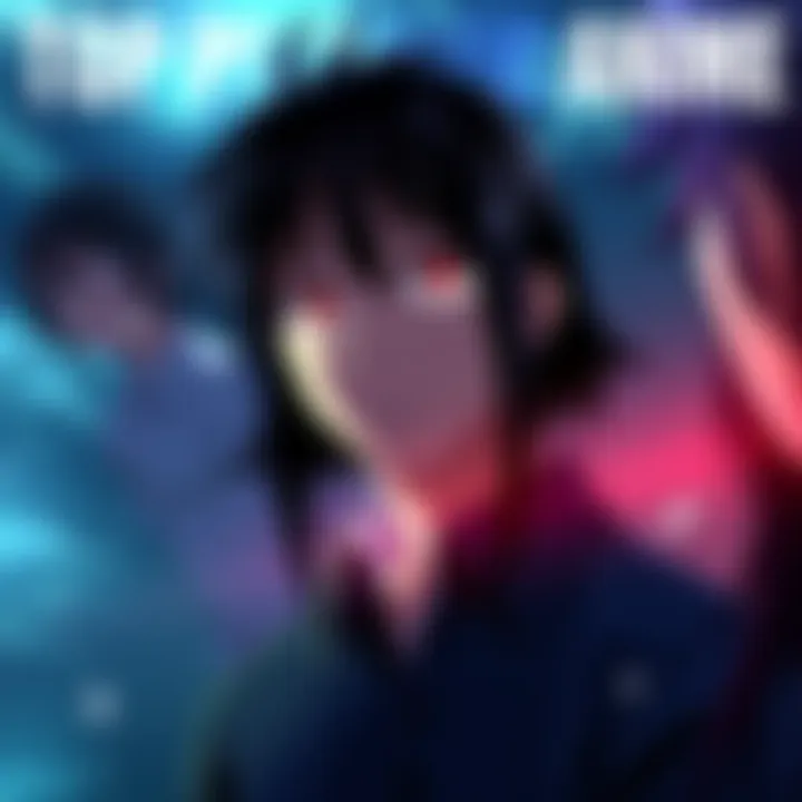 A collection of iconic psychological anime series, featuring a blend of dramatic scenes and characters, highlighting emotional depth and thrilling storylines.