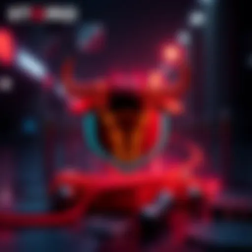 A graphic showing the $TORO token symbol with a bull, illustrating its community focus and locked tokens for holders.