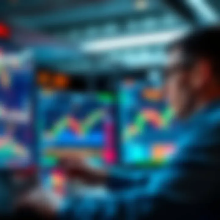 A trader analyzing loss and potential market opportunities on their computer screen