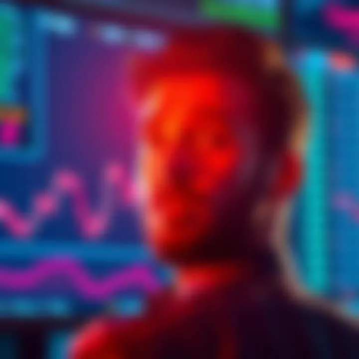 A trader looks shocked at the screen showing a failed cryptocurrency swap on the Cardano blockchain, symbolizing a $6 million loss.