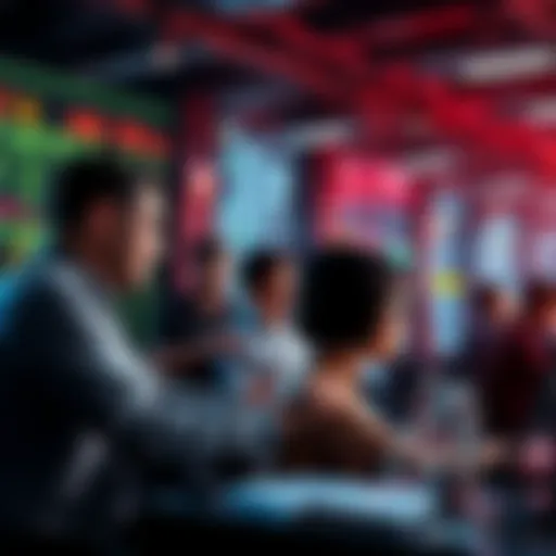 People discussing trading strategies and tips online