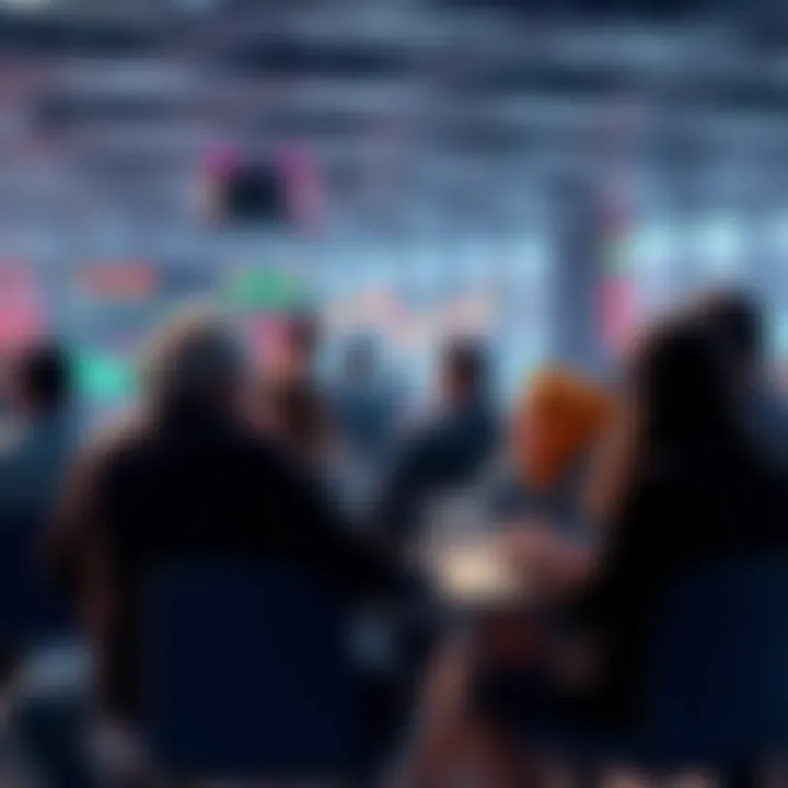 People discussing trading strategies in a forum setting