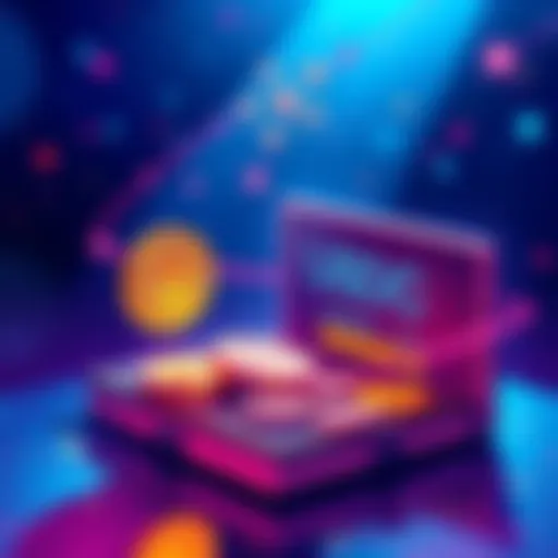 Illustration of a wallet transferring USDC coins to the Cardano network
