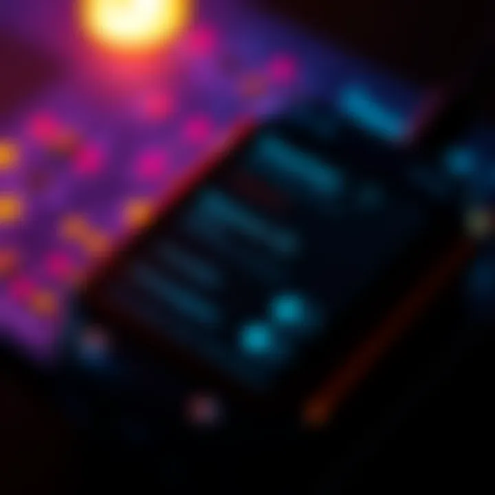 A close-up of the Trezor 7 device showing its power management settings on the screen.