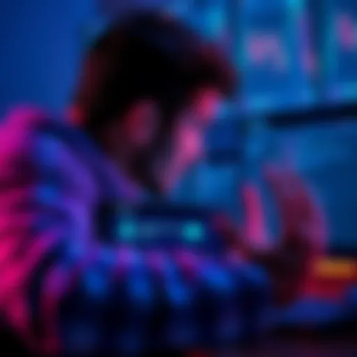 Person struggling with Trezor checkout, showing a computer screen with state selection error message