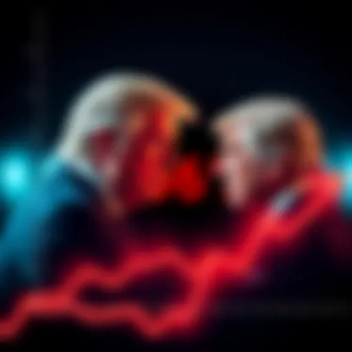 A graph showing a high percentage of people disapproving of the friendship between Donald Trump and King Charles, symbolizing public concern.