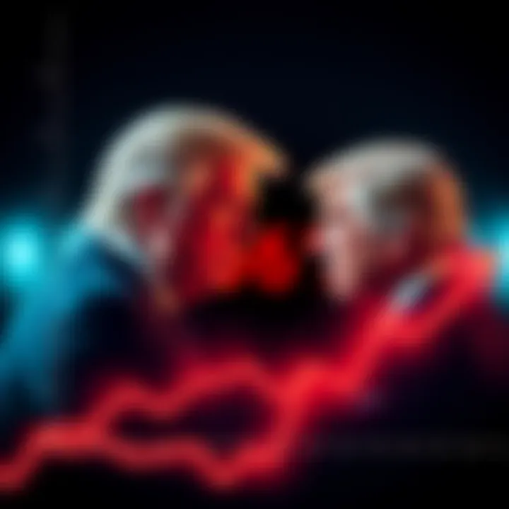 Trump and Charles Friendship Disapproval A graph showing a high percentage of people disapproving of the friendship between Donald Trump and King Charles, symbolizing public concern.