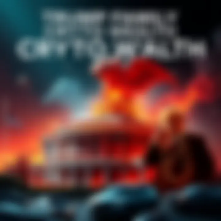 A visual representation of the Trump family's growing wealth, highlighting $1.4 billion in cryptocurrency assets alongside traditional wealth sources like property and media.