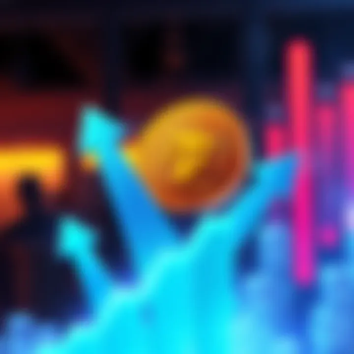 Graphic of Trx coin with an upward arrow, indicating a price increase to $100 by December 2026