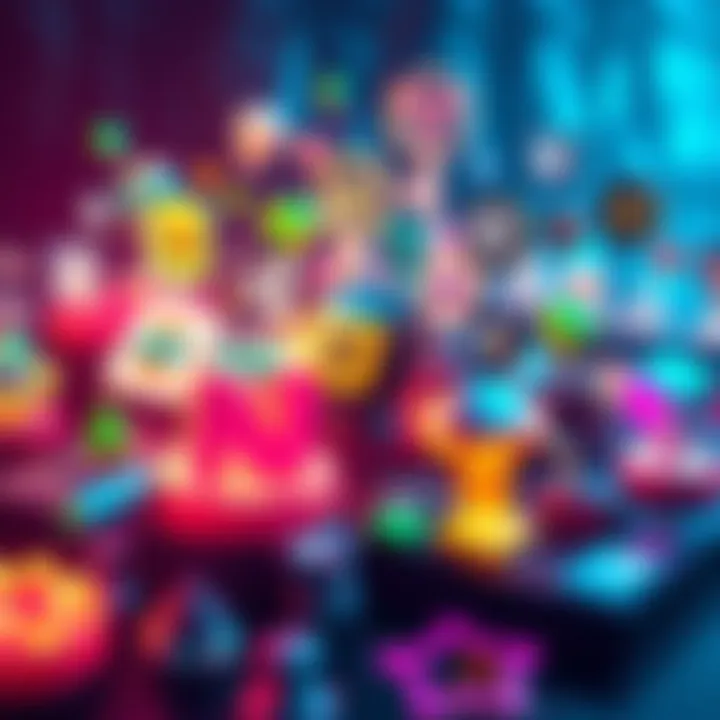 A visual representation of vibrant Solana project logos with icons symbolizing DeFi, apps, and tools surrounding them