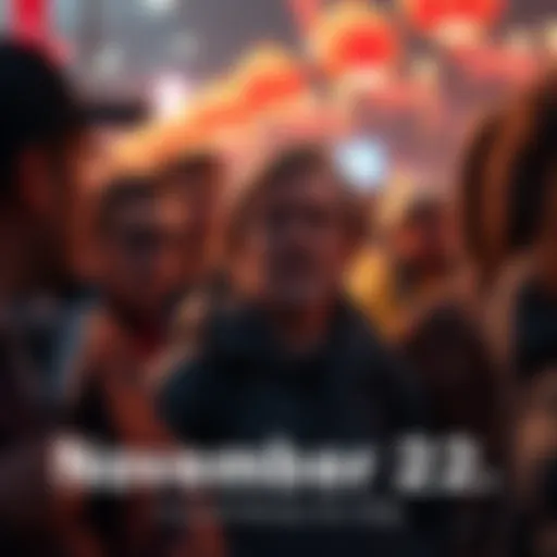 People looking disappointed and confused on November 22, expecting excitement that isn’t happening.