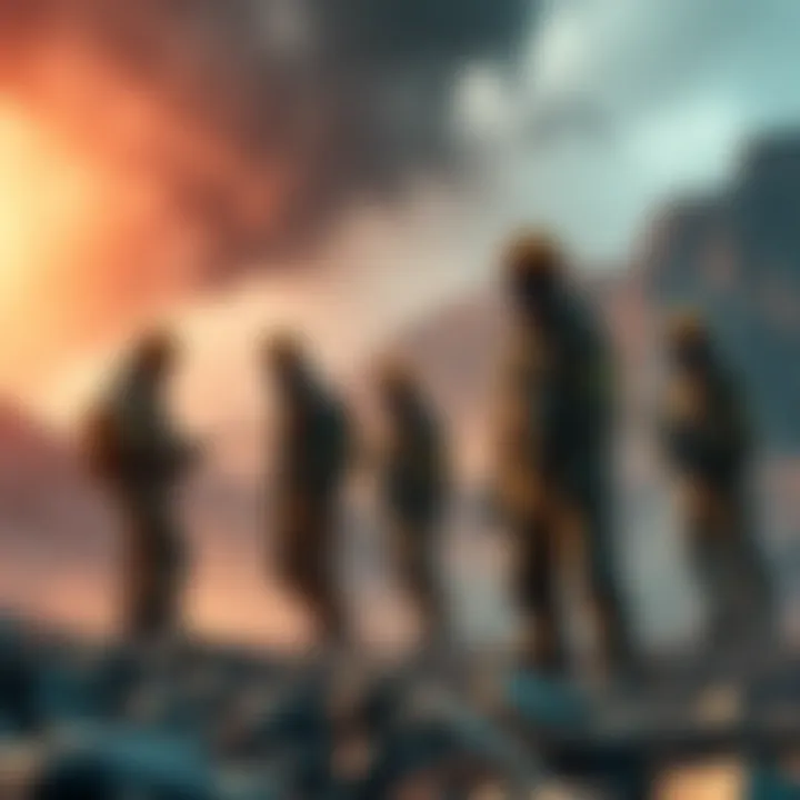 A visual representation showing different groups of miners with varying equipment and resources, highlighting disparities in access and information.