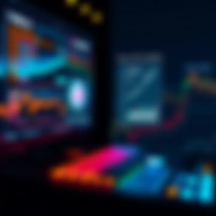 A visual representation of USDC lending transactions on a DeFi platform, showing various elements like yield calculations and open positions.