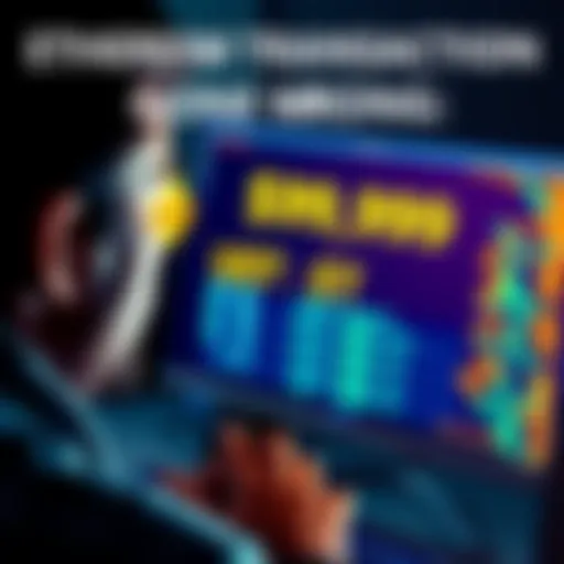 A person looks shocked while staring at a computer screen showing a failed Ethereum transaction, symbolizing a major loss in USDT.