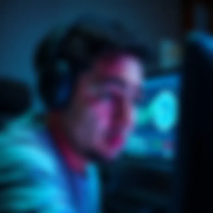 A concerned user looking at a computer screen showing KuCoin, looking frustrated about USTC withdrawal issues