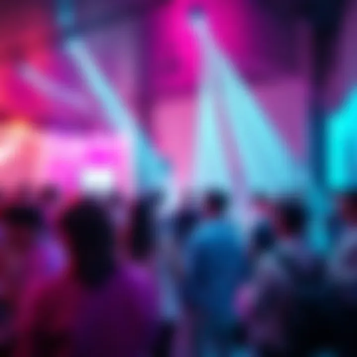 People engaging in a discussion about VeChain innovations at a forum event