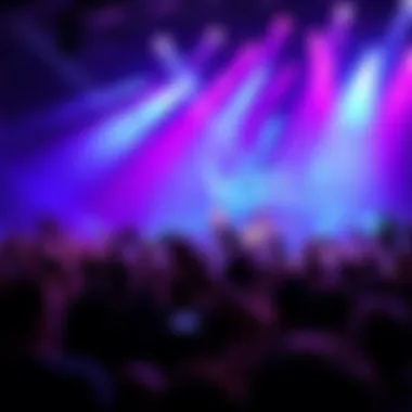 Vessel band performing on stage with energetic crowd