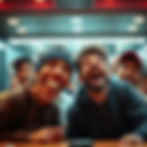 A popular meme depicting funny characters with exaggerated expressions that captures the essence of humor