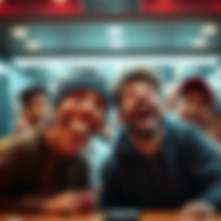 A popular meme depicting funny characters with exaggerated expressions that captures the essence of humor