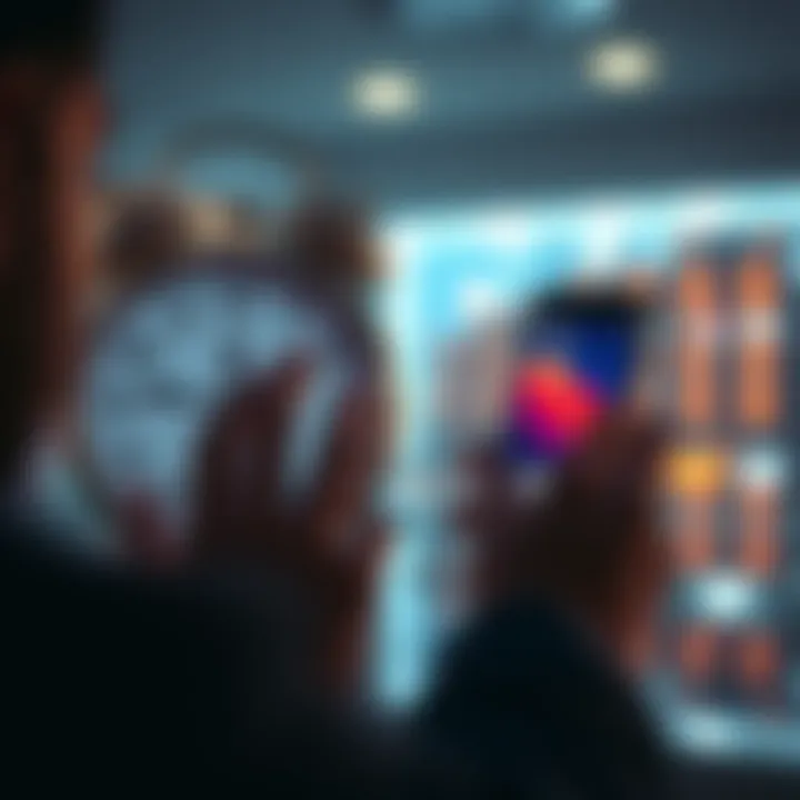 A person looking at a clock and a smartphone displaying Nexo app, symbolizing the 14-day waiting period for liquidating Nexo after deactivating wealth club.