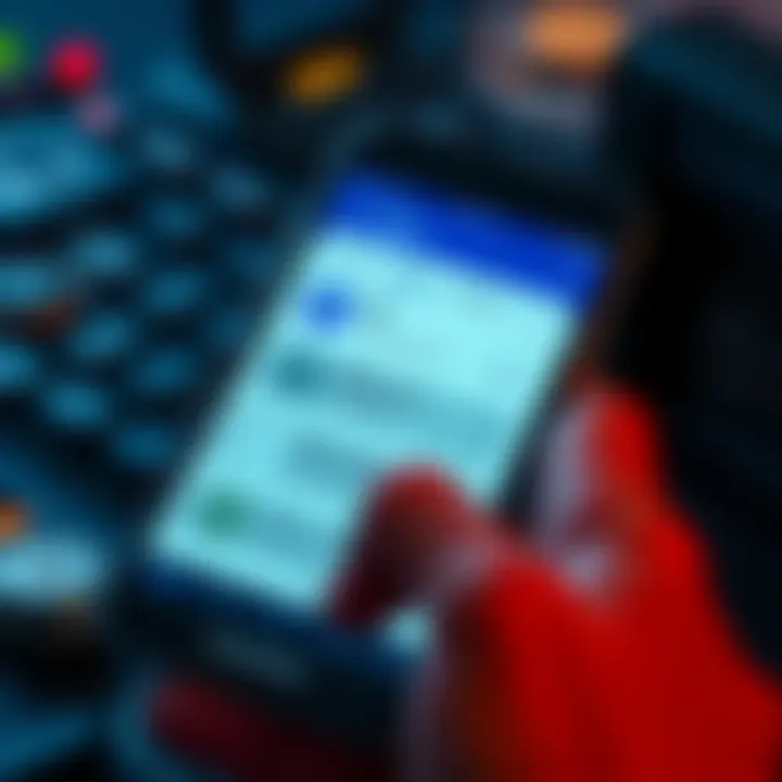 A smartphone displaying a cryptocurrency wallet app with a focus on selling options for Pi. The screen shows transfer buttons and a clear interface for users.