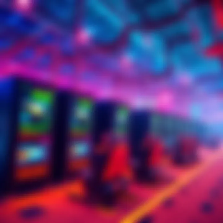 A visual representation of web3 gaming infrastructure with dedicated servers and low transaction times, illustrating improved player engagement in games.